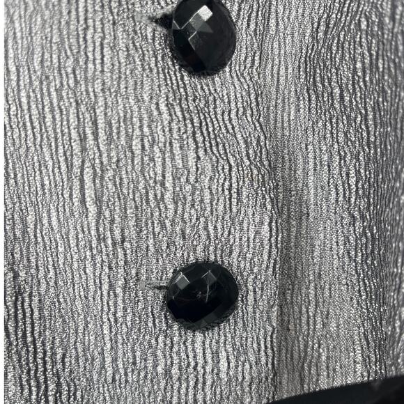 Dressbarn Collection Ruffle Collar Cocktail Womens Jacket Sz 20W Retro Glam Belt - Picture 3 of 13